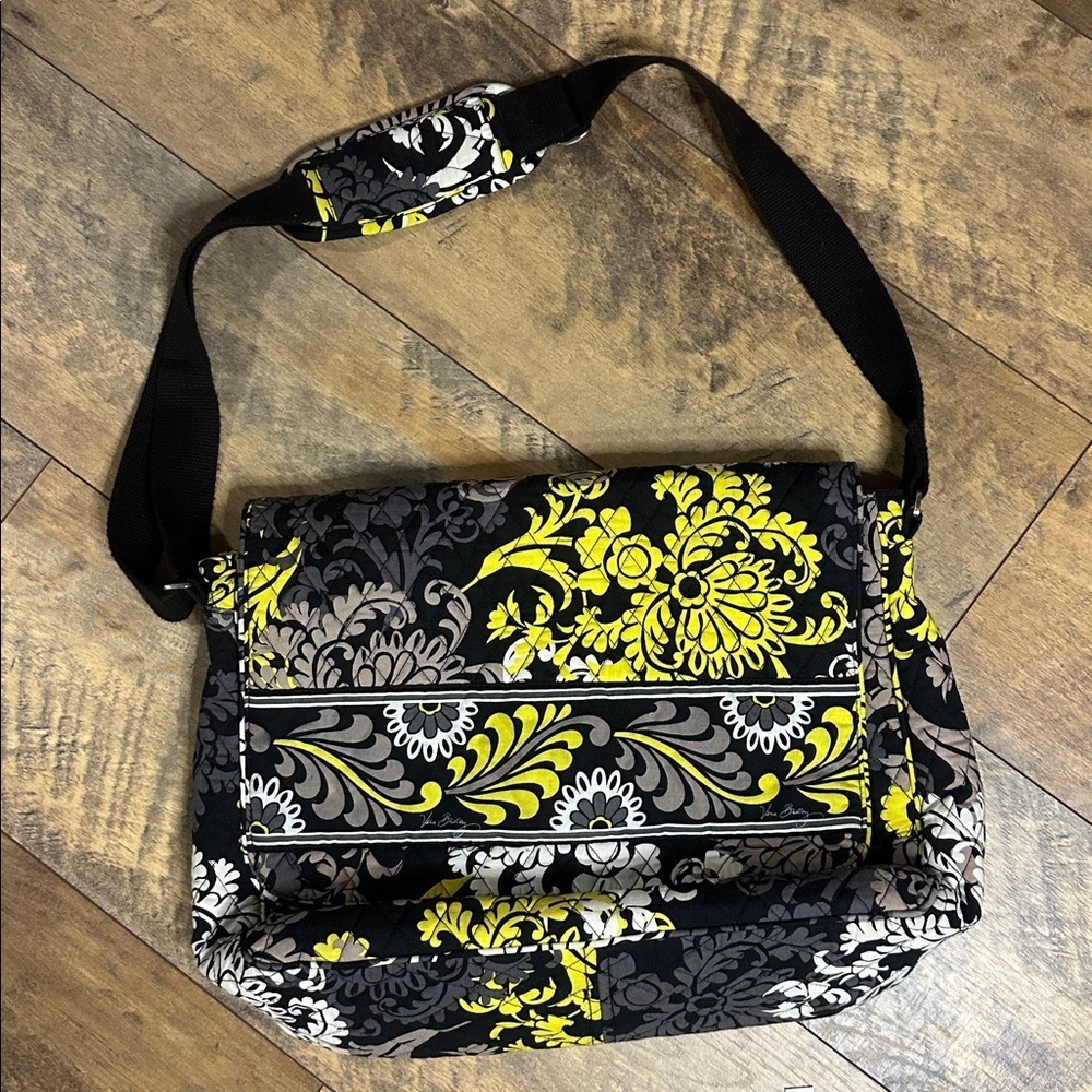 VERA BRADLEY “Baroque” (Retired 2010) Quilted Messenger Bag